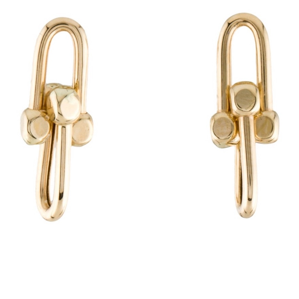 🌟 14k Gold Double Link Drop Earrings🌟